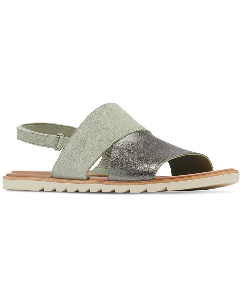 Sorel Women's Ella II Slingback Sandals, Safari Bleached Ceramic Size 9.5M